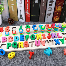 Load image into Gallery viewer, Preschool Wooden Montessori Toys Count Geometric Shape Cognition Match Baby Early Education Teaching Aids Math Toys For Children