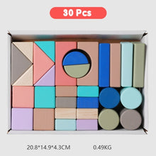 Load image into Gallery viewer, Kids Toys Montessori Wooden Toys Geometric Assembling Building Blocks Baby Early Learning Educational Toys For Children Gift