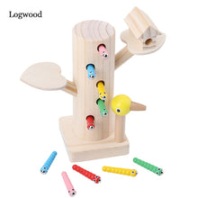 Load image into Gallery viewer, Woodpecker Catch Worms Game Magnetic 3D Puzzle Wooden Toys Kids Early Learning Educational Toy For Children Baby gifts for kids
