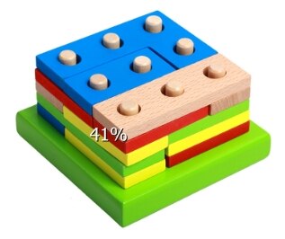 Baby Wooden Toys Montessori Education Shape Toys Geometry Intelligence Board Teaching Leaning Match Toys For Children
