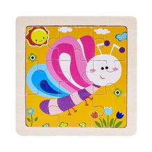 Load image into Gallery viewer, Mini Size 11*11CM Kids Toy Wood Puzzle Wooden 3D Puzzle Jigsaw for Children Baby Cartoon Animal/Traffic Puzzles Educational Toy
