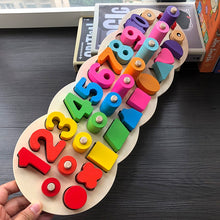 Load image into Gallery viewer, Juliana Children Wooden Toy Montessori Materials Learning Count Numbers Matching Digital Shape Match Early Education Toy
