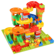 Load image into Gallery viewer, 165Pcs Marble Race Run Maze Ball Track Building Blocks ABS Assemble Funnel Slide Bricks Educational Block Toys for Children Gift
