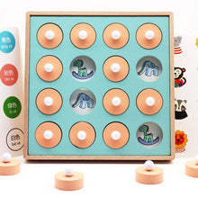 Load image into Gallery viewer, Party game Kids Wooden Memory Match Stick Chess Game Fun Block Board Game Educational Color Cognitive Ability Toy for Children
