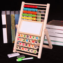Load image into Gallery viewer, Multifunction Abacus Learning Stand Wooden Montessori Toys Counting Cognition Board Early Educational Math Toy For Children Gift
