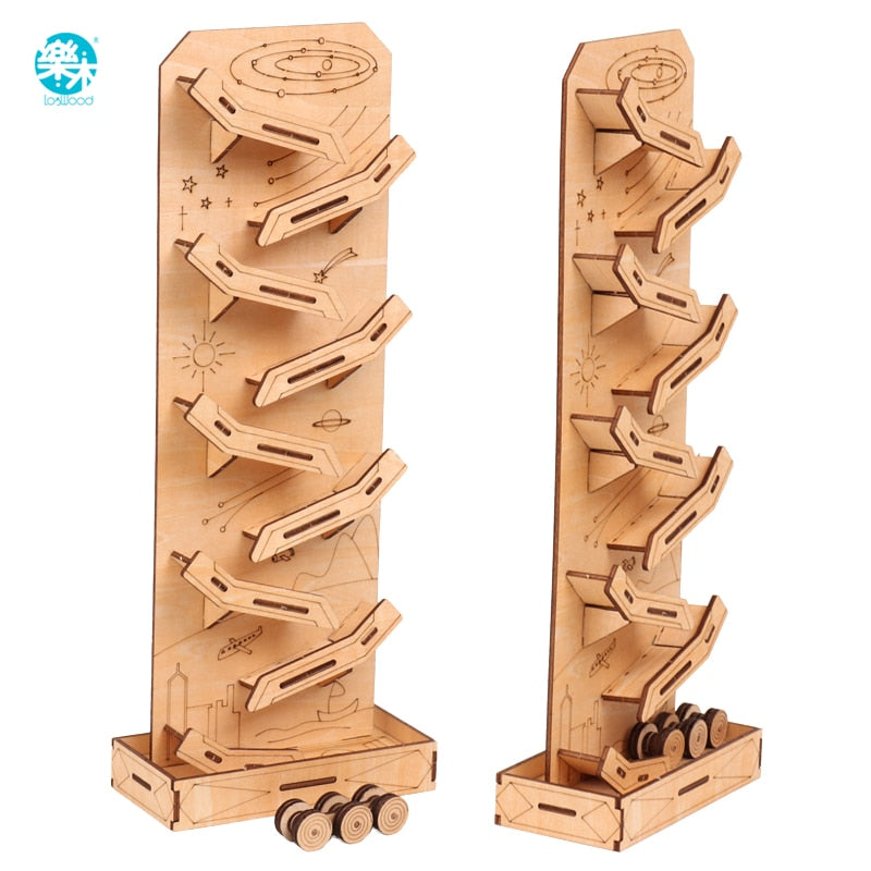 Logwood Wooden Puzzle Children Adult Interesting Space Tank Stress Relief Toy DIY Wooden Novelty Gag Toy Sports & Entertainment